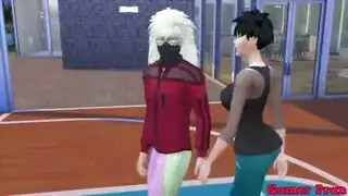 اليابانية في العام في سن المراهقة الجنس الشرجي اللسان وشاعر المليون