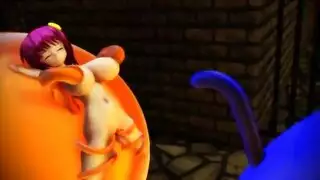 مستشارة تتحول لنجمة إباحية: جلسة مثلية خشن لثلاثة مع شقراء