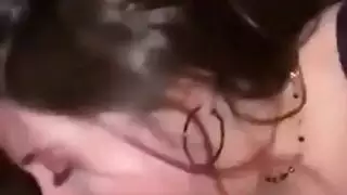 العاب لسان وحلق عميق للفتاة العربية الجميلة