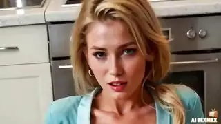 زوجة الأب تأخذ قضيب ربيبها بعمق في مؤخرتها إباحية في المطبخ