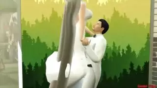 عروس وقحة تفتح ساقيها لقضيب المصور في الاستوديو