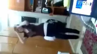 رقص منزلي جامد لفتاة مصرية دلوعة يتحول إلى علاقة جنسية جماعية عربية صريحة