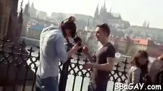 جلسة نكاح مثلية ساخنة: شرج وفم شديدان