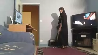 محجبة تحت الغطاء: استربتيز وتسجيل خاص إكس إكس إكس